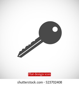 key icon, vector best flat icon, EPS