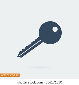 key icon, vector best flat icon, EPS