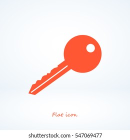 key icon, vector best flat icon, EPS