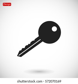 key icon, vector best flat icon, EPS