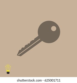 key icon, vector best flat icon, EPS