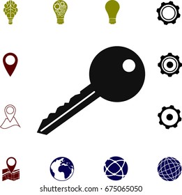 key icon, vector best flat icon, EPS