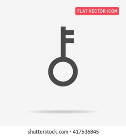 Key icon. Vector concept illustration for design.