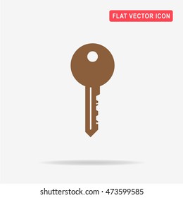 Key icon. Vector concept illustration for design.