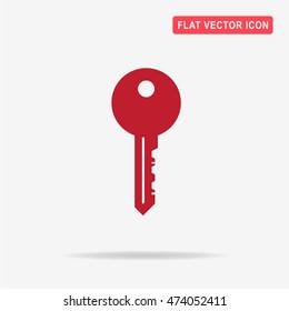 Key icon. Vector concept illustration for design.