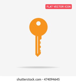 Key icon. Vector concept illustration for design.