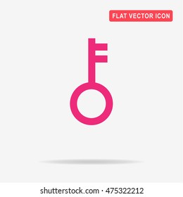 Key icon. Vector concept illustration for design.