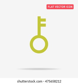 Key icon. Vector concept illustration for design.