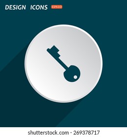 key. icon. vector design