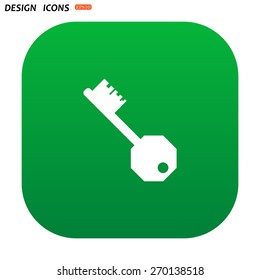 key. icon. vector design