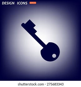 key. icon. vector design