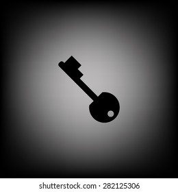 key. icon. vector design
