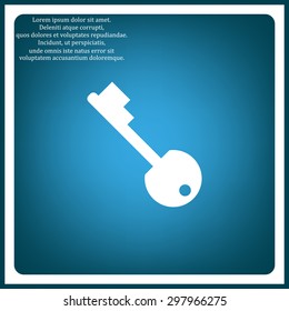key. icon. vector design