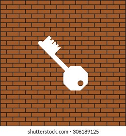 key. icon. vector design