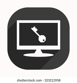 key. icon. vector design