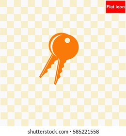 Key  icon Vector design.