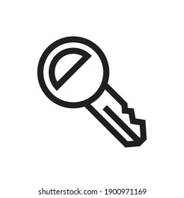 key icon vector design illustation