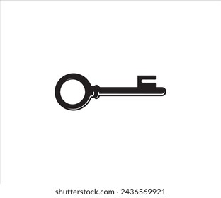 Key icon vector design illustration template. Key icon vector design inspiration