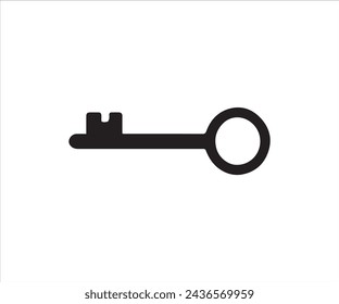 Key icon vector design illustration template. Key icon vector design inspiration