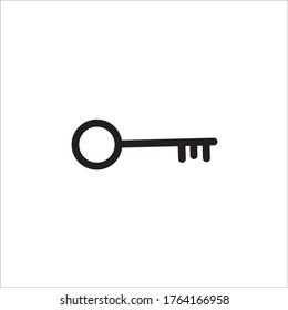 Key icon vector design template