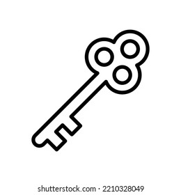 key icon vector design template in white background