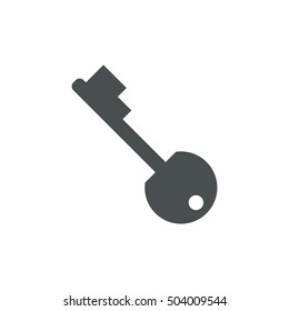 Key Icon Vector flat design style