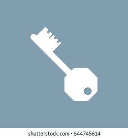 Key Icon Vector flat design style