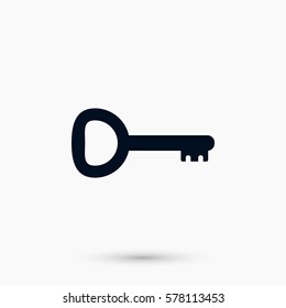 Key Icon vector, flat design best vector icon