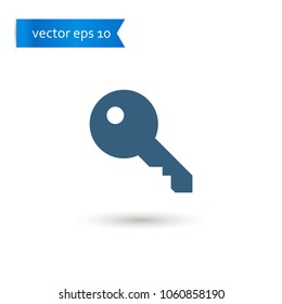 key. key icon. key vector. flat style. sign design vector. sign design. Vector EPS 10