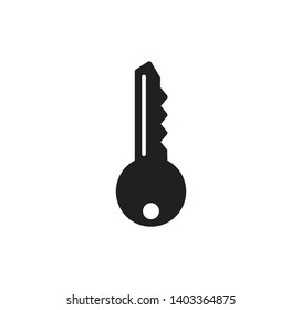 Key icon vector flat style logo template