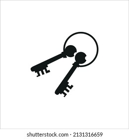 key icon vector graphics illustration
