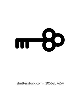 key icon, vector illustration.