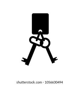key icon, vector illustration