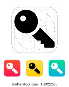 Key icon. Vector illustration.