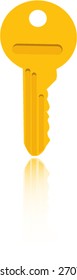 Key icon. Vector illustration.