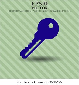 Key icon vector illustration