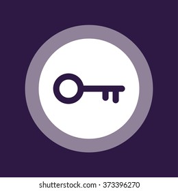 Key icon. Vector illustration