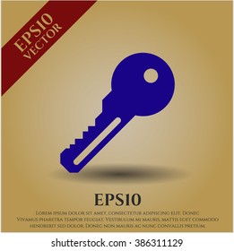 Key icon vector illustration