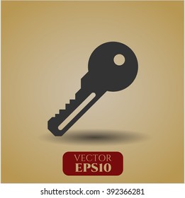 Key icon vector illustration
