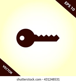 key icon. key vector illustration