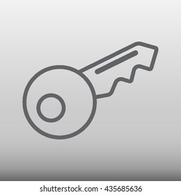 Key Icon Vector Illustration
