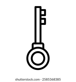key icon Vector illustration in black