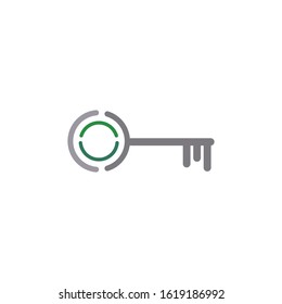 Key icon vector illustration design template