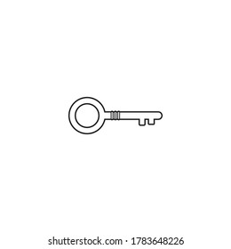 diseño de ilustración de vector de icono clave