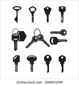 Key icon vector illustration design template
