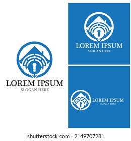 Key icon vector illustration design template