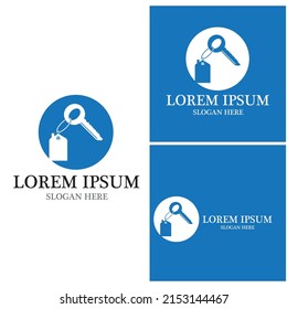 Key icon vector illustration design template