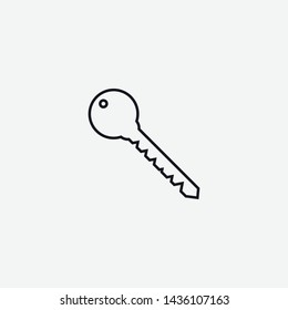 Key Icon Vector Illustration Eps