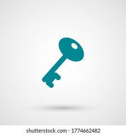 key icon. Vector illustration EPS 10.