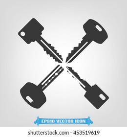 Key icon vector illustration EPS 10.